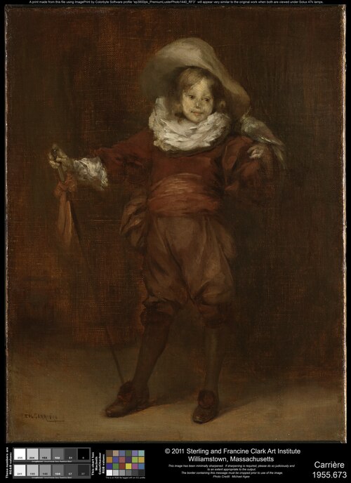 Little d'Artagnan, 1882, Eugène Carrière
