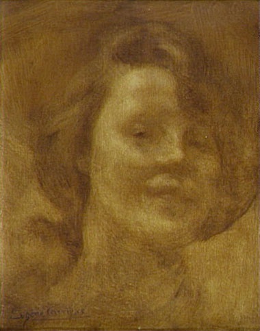 Portrait de Marguerite Carrière, 1898, Eugène Carrière