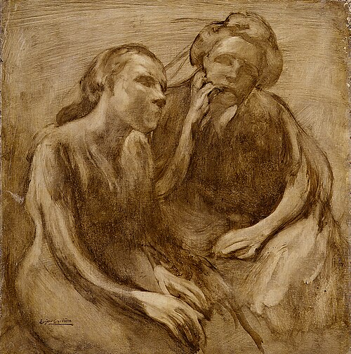 Méditation, 1900, Eugène Carrière