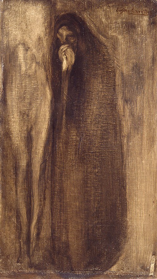 Vierge au pied de la Croix, 1897, Eugène Carrière