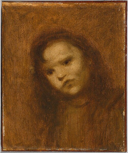 Bust of a Young Girl, 1903, Eugène Carrière