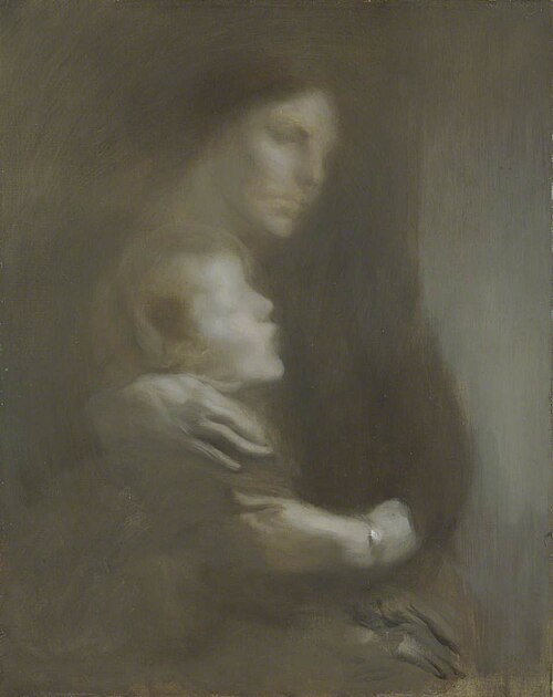 Maternity (Suffering), 1896, Eugène Carrière