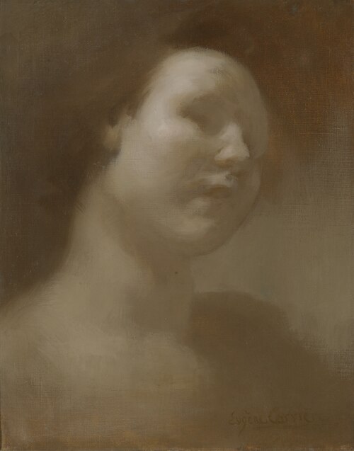 Portrait of a Girl, 1903, Eugène Carrière