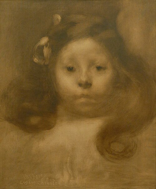 Portrait d'Élisabeth Faure, 1902, Eugène Carrière