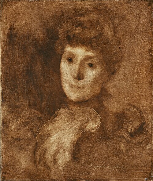 Portrait of a Woman (Madame Keyser (?)), 1897, Eugène Carrière