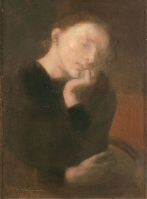 Meditation, , Eugène Carrière