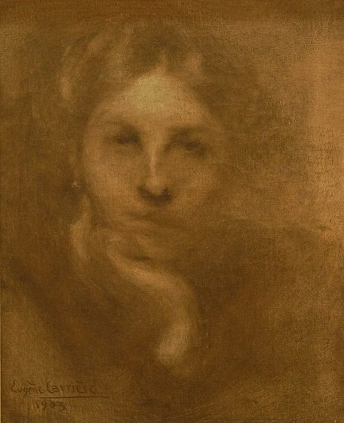 Portrait d’Elsa Koeberlé, 1903, Eugène Carrière