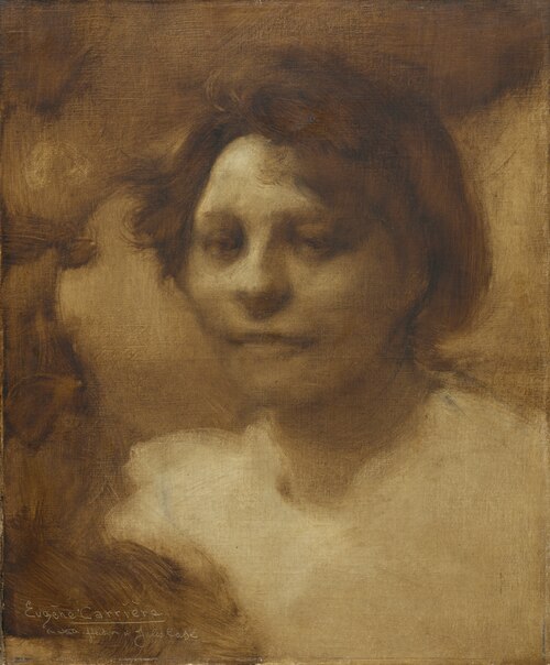 Madame Case, 1900, Eugène Carrière