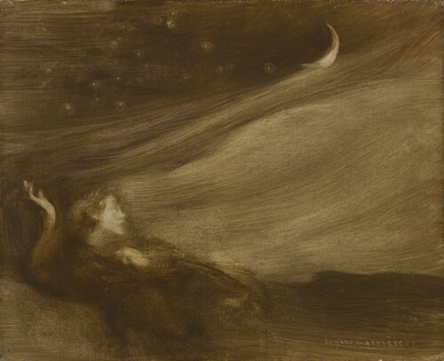 The Contemplator, 1901, Eugène Carrière