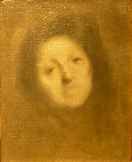 Portrait de femme, , Eugène Carrière