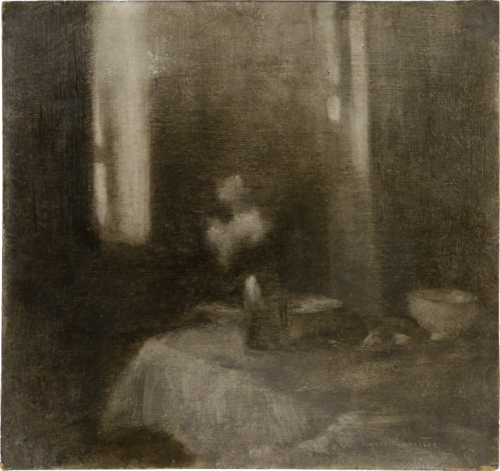 Interior with a Vase, 1896, Eugène Carrière