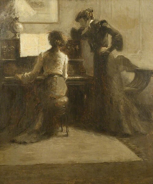 The Pianist, 1900, Eugène Carrière