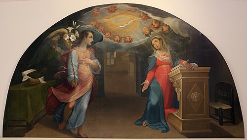 Annunciation, , Alessandro Casolani