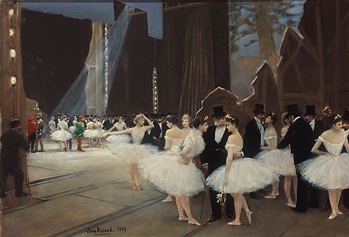 Les coulisses de l'Opéra de Paris, 1889, Jean Béraud