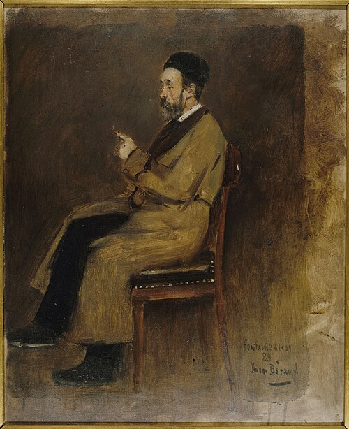 Portrait de Jean-Jacques Weiss (1827-1891), rédacteur au "Journal des débats", 1889, Jean Béraud