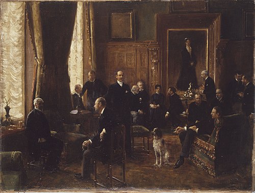 Le salon de la comtesse Potocka, 1887, Jean Béraud