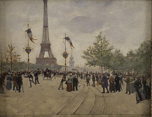 Entrée de l'exposition universelle de 1889, 1889, Jean Béraud