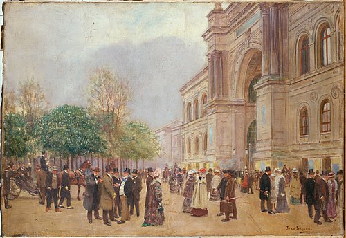 La sortie du Salon, au Palais de l'Industrie, 1890, Jean Béraud