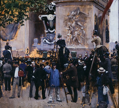 Les funérailles de Victor Hugo, place de l'Étoile (1er juin 1885), 1885, Jean Béraud