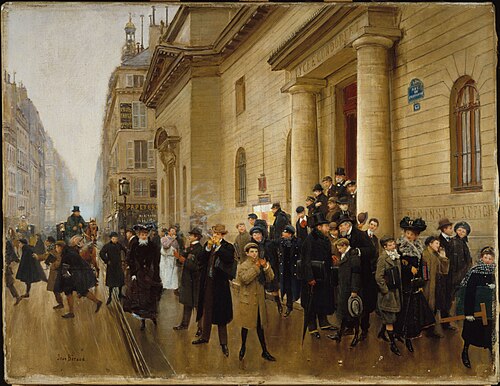 La Sortie du lycée Condorcet, 1903, Jean Béraud