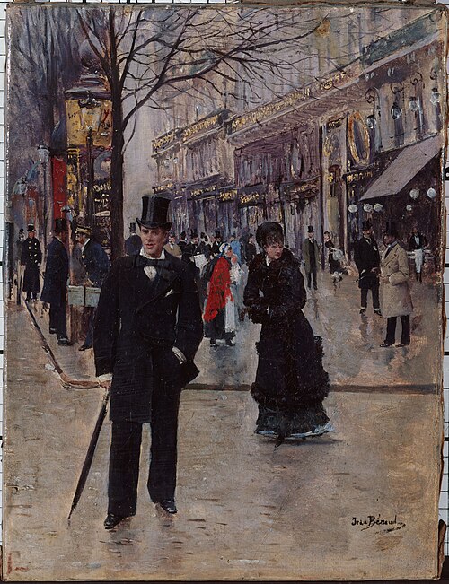 Sur le boulevard (P1741), 1880, Jean Béraud