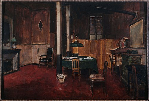 La salle de rédaction du Journal des débats, 1889, Jean Béraud