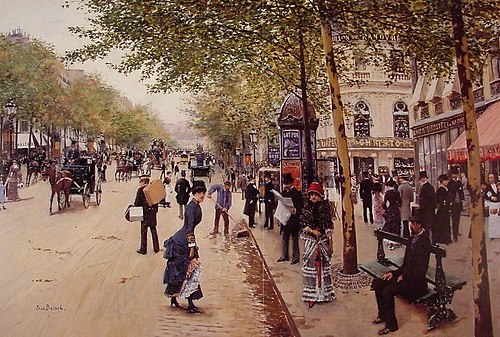 Boulevard des capucines, , Jean Béraud