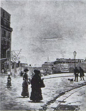 Montmartre, 1881, Jean Béraud