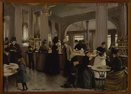 La Pâtisserie Gloppe, 1889, Jean Béraud