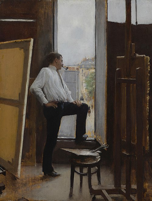 In the Studio, 1880, Jean Béraud