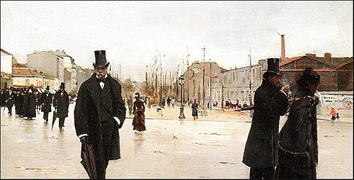 Le Retour de l'enterrement, 1876, Jean Béraud