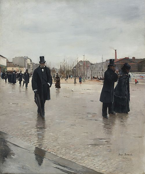 Le retour de l'enterrement, 1876, Jean Béraud