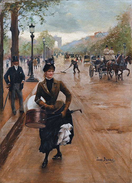 La Modiste Sur Les Champs Elysees, 1935, Jean Béraud