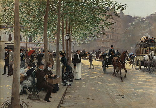 Avenue Parisienne, 1935, Jean Béraud