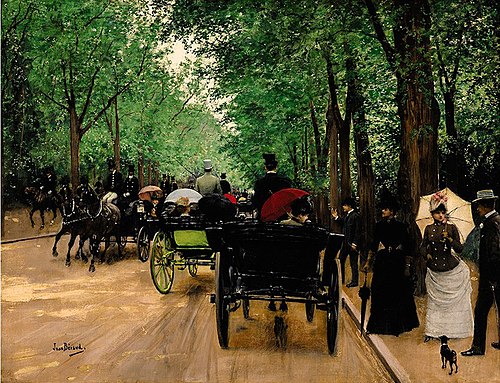 Bois de Boulogne, 1935, Jean Béraud