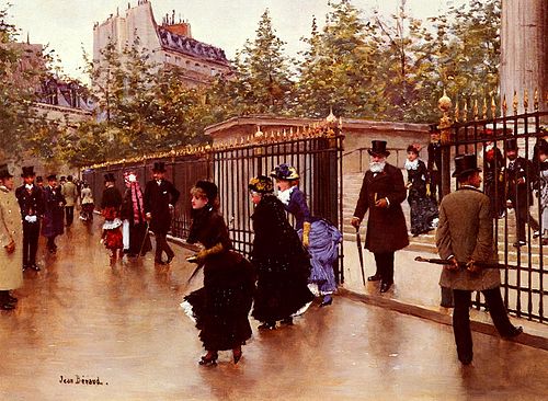 Sortant De La Madeleine, Paris., , Jean Béraud