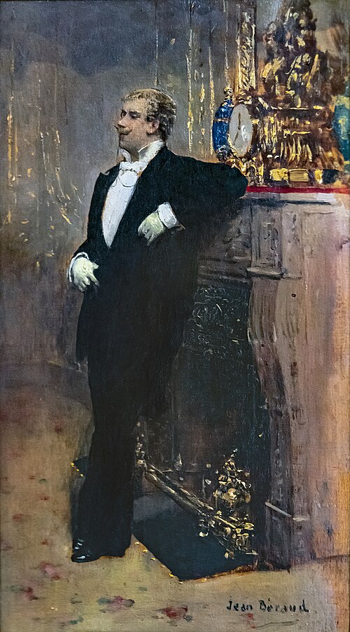 L'acteur Coquelin aîné accoudé, 1935, Jean Béraud