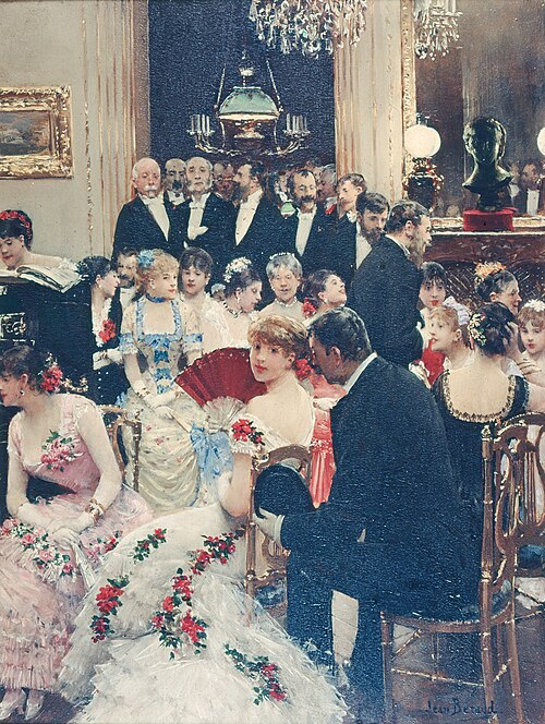 La Soirée. Autour du piano, 1880, Jean Béraud
