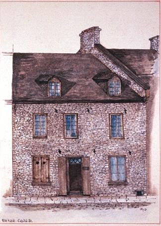 Vieil hôtel, rue Capitol, 1896, John Hugh Ross