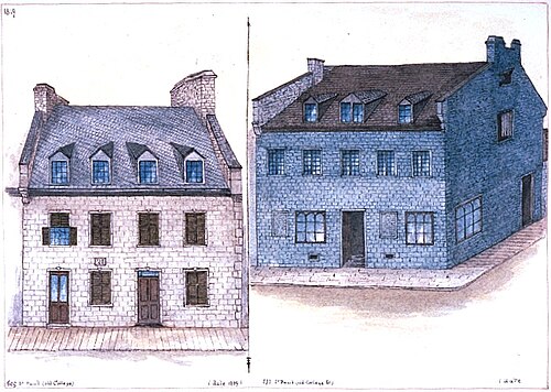 609, rue Saint-Paul (vieux collège), 1892, John Hugh Ross