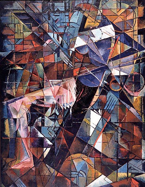 The Lovers. Portrait of Paul and Emmeke van Ostaijen, 1919, Fritz Stuckenberg