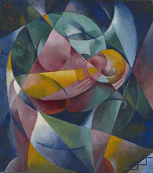 Mother and Child, 1920, Fritz Stuckenberg