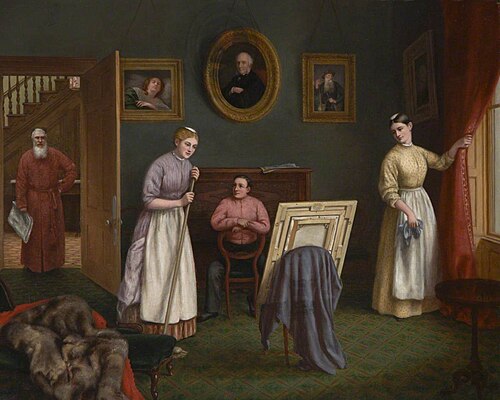 Artist in His Studio, , Fitz Henry Lane