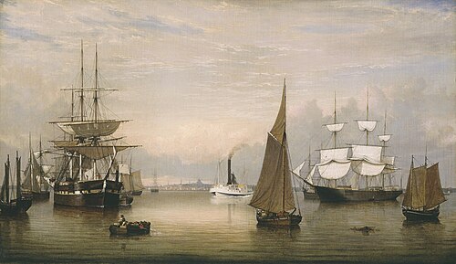 Boston Harbor (1856), 1856, Fitz Henry Lane