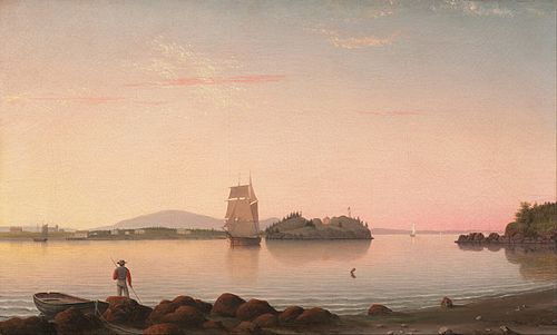 Owl's Head, Penobscot Bay, Maine, 1862, Fitz Henry Lane