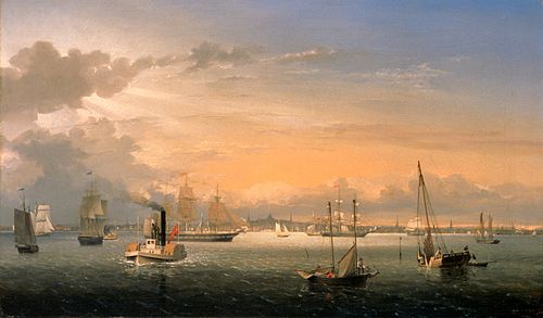 Boston Harbor, 1854, Fitz Henry Lane