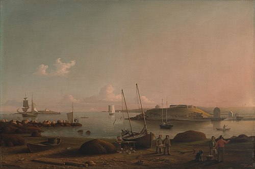 View of Gloucester Harbor, 1848, Fitz Henry Lane