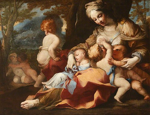 Allegory of Charity, 1664, Raffaello Vanni