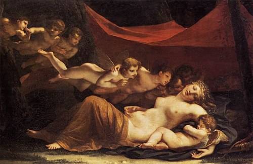 The Sleep of Venus and Cupid, 1806, Constance Mayer