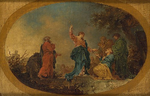 Schlüsselübergabe an Petrus, 1786, Januarius Zick